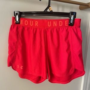 Under Armour Athletic Shorts Red